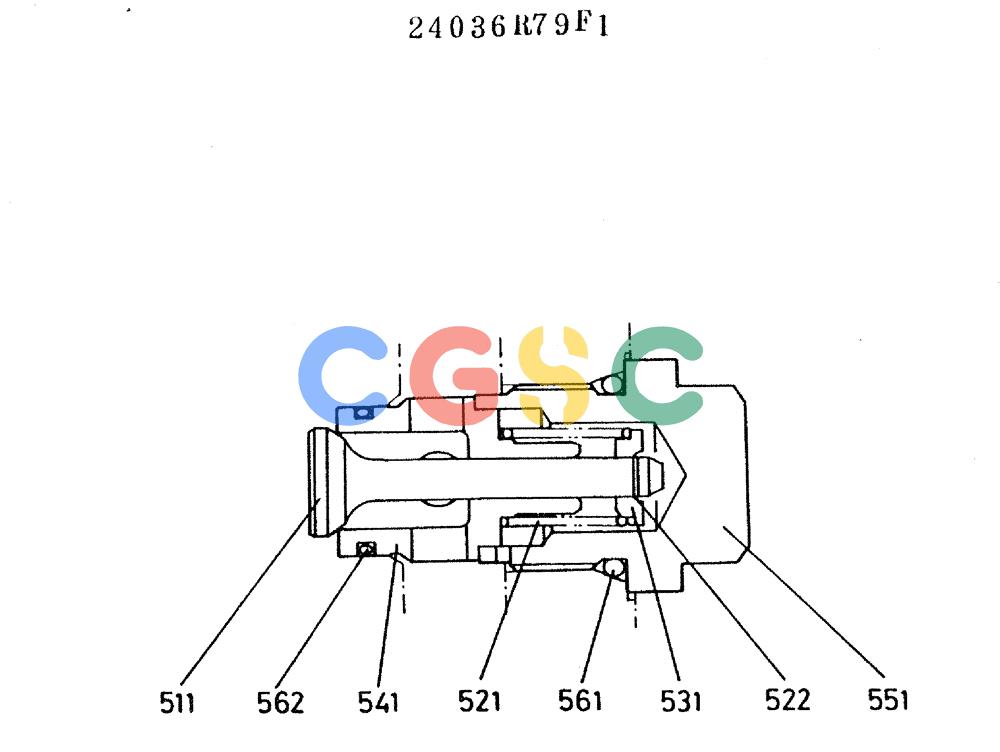 神钢零件查询(MD300LC) - EXCAVATOR BTW YC0101 - YC0300 (1/80-12/06) (08-031) - CHECK VALVE, ANTI Kobelco