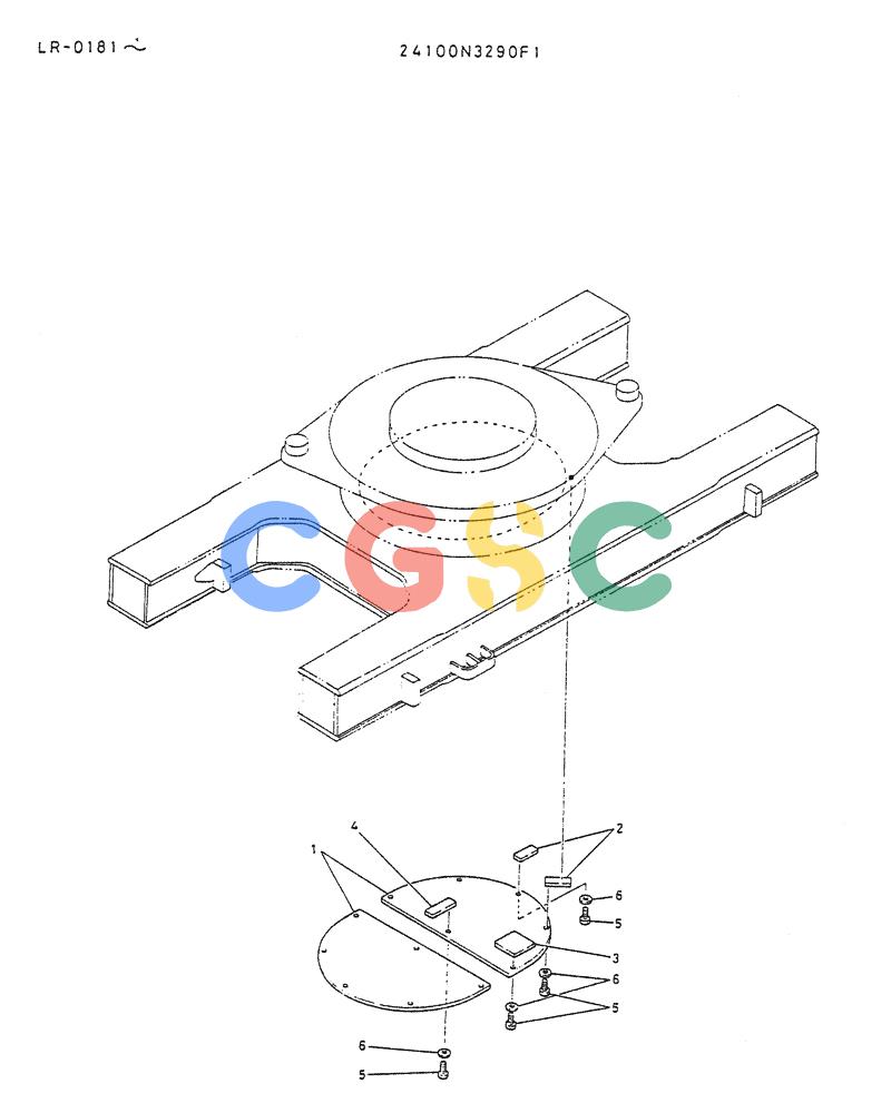 神钢零件查询(K914) - EXCAVATOR ASN LR-0143 (1/79-12/03) (06-013) - COVER ASSY (SILENT TYPE) Kobelco