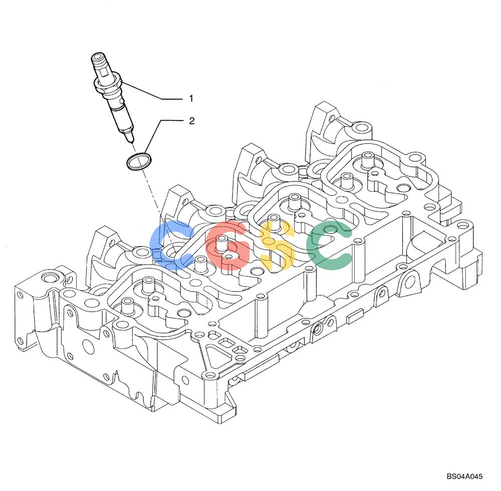 纽荷兰零件查询(DC75) - CRAWLER DOZER (8/04-) (03-07) - FUEL INJECTION SYSTEM New Holland Constructuion