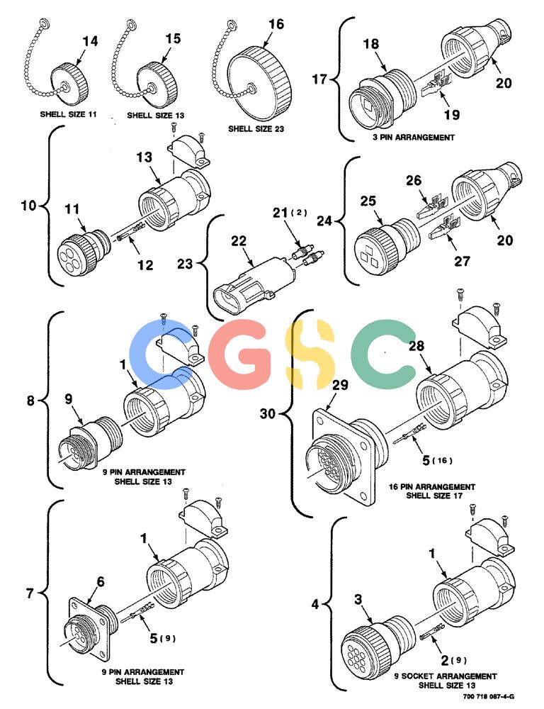 凯斯零件查询(RS561A) - CASE IH ROUND BALER (1/99-12/00) (4-028) - ELECTRICAL HARNESS SERVICE PARTS, CONTINUED Case Agriculture