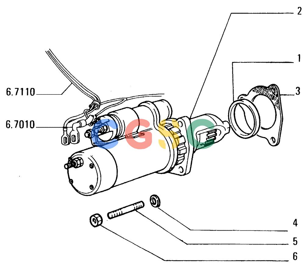 纽荷兰零件查询(FD14E) - CRAWLER DOZER (0.0360[001]) - STARTER MOTOR New Holland Constructuion