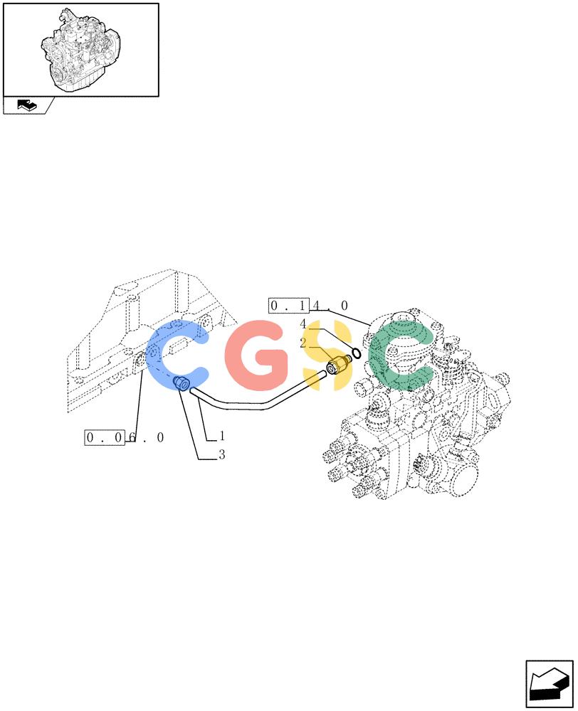 神钢零件查询(F4GE9484K J601) - ENGINE - 504103830-920019897 (1/13-) (0.14.6) - INJECTION EQUIPMENT - PIPING (504038512) Kobelco