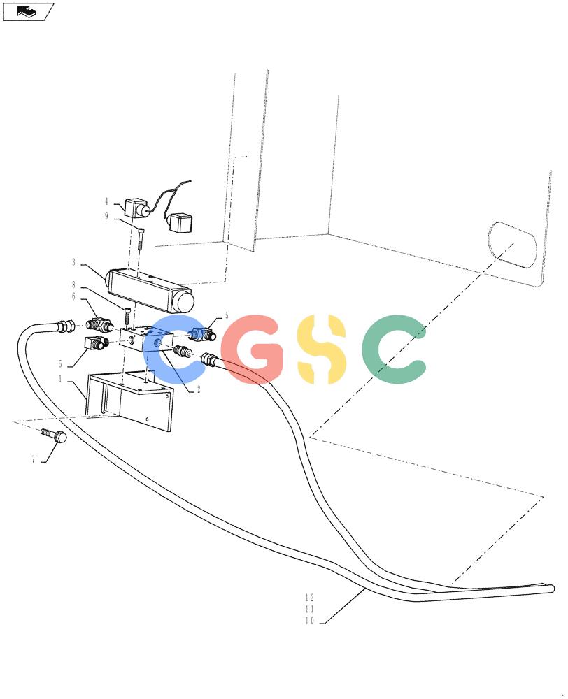 神钢零件查询(SK170 ACERA M-9) - CRAWLER EXCAVATOR - TIER 3 NON-REGULATED (1/12-12/13) (84.100.AD[06]) - QUICK COUPLER, VALVE (HENDRIX) Kobelco