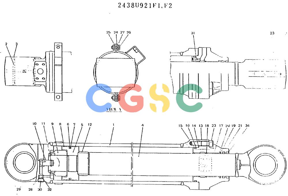 神钢零件查询(MD180LC) - EXCAVATOR ASN YG0647 (1/80-12/06) (11-020) - CYLINDER ASSY ( ARM) Kobelco