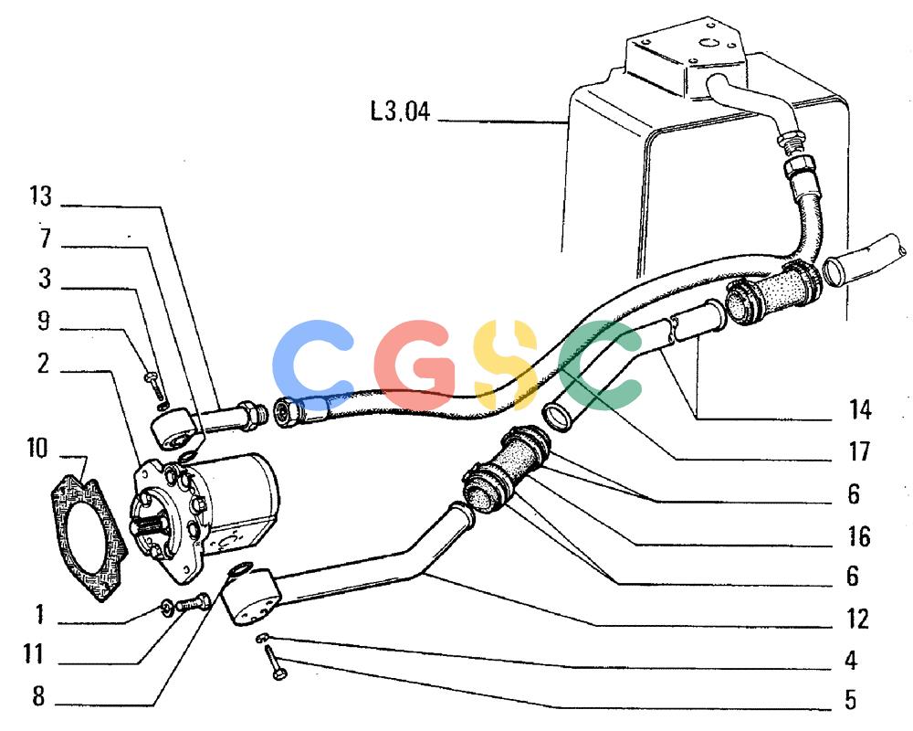 纽荷兰零件查询(FL5B) - CRAWLER LOADER (E3.02[003]) - HYDRAULIC SYSTEM New Holland Constructuion