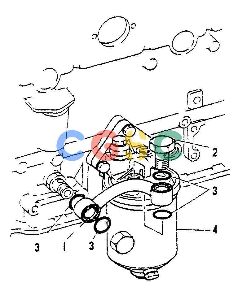 神钢零件查询(65R5P) - MITSUBISHI DIESEL ENGINE - LK300A WHEEL LOADER (1/06-12/06) (05-002) - OIL PIPING P/N VA3133610400 Kobelco