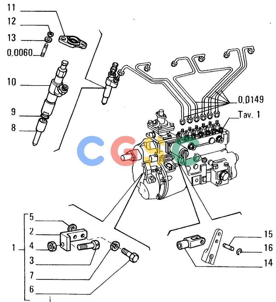 纽荷兰零件查询(FD14E) - CRAWLER DOZER (0.0140[002]) - INJECTION EQUIPMENT New Holland Constructuion