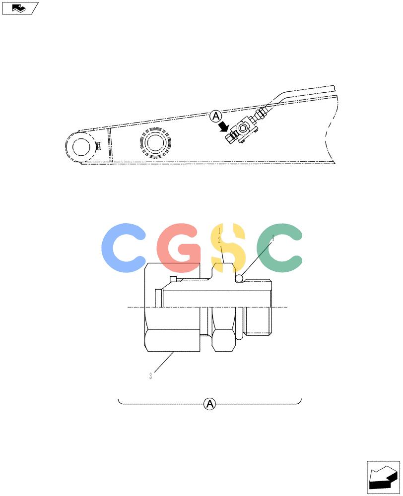 神钢零件查询(ED150-2) - BLADE RUNNER EXCAVATOR/DOZER ASN LH01-01001 (1/09-12/12) (03-006[00]) - CONNECTOR ASSEMBLY (NIBBLER & BREAKER) Kobelco