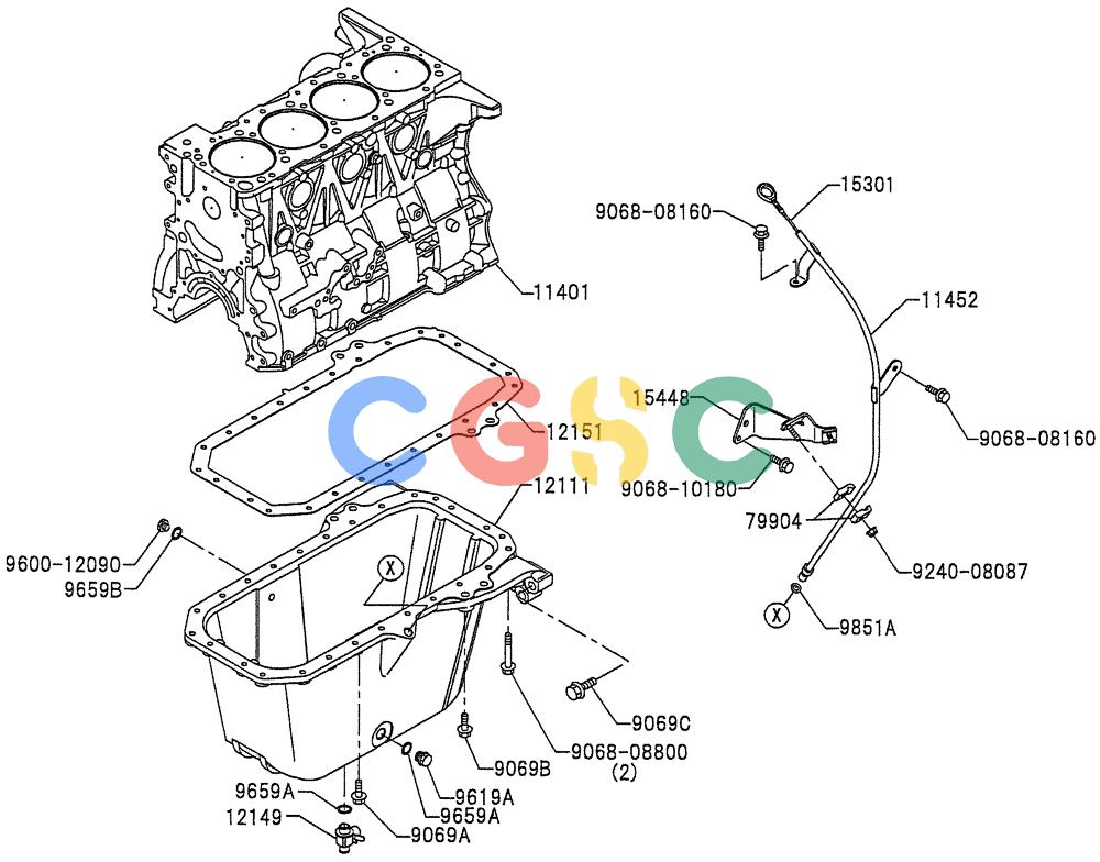 纽荷兰零件查询(E235BSRNLC) - CRAWLER EXCAVATOR ASN YU05-02001 (10-002[02]) - CYLINDER BLOCK New Holland Constructuion