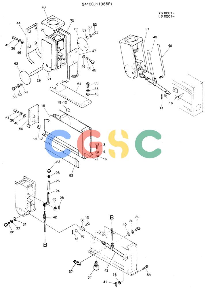 神钢零件查询(K916LC) - MARK II EXCAVTOR ASN YS0201 (1/89-12/03) (03-001[02]) - CONTROL ASSY Kobelco