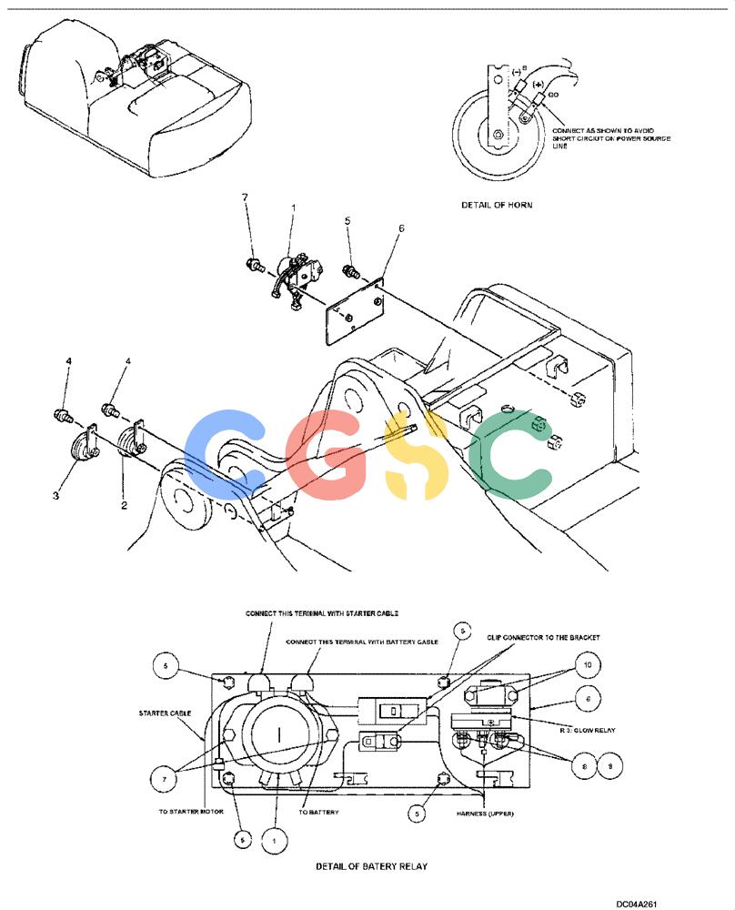 纽荷兰零件查询(EH160) - CRAWLER EXCAVATOR (9/03-) (04 -18[00]) - HORN MOUNTING New Holland Constructuion