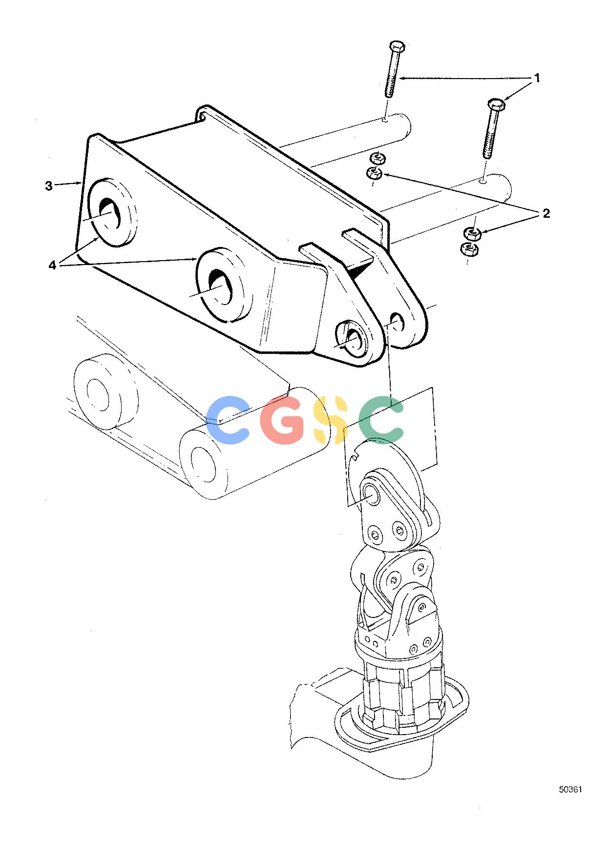约翰迪尔零件查询HY200F - ATTACHMENTS BOOM ADAPTER 762B ( O012 - ) 4542-044/10 [4542-044/10]EPC John Deere online