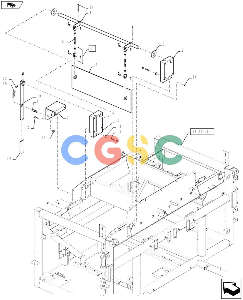 凯斯零件查询(810) - FLEX-AIR APPLICATOR - 2012 (2/12-) (61.904.04) - METERING GATE Case Agriculture