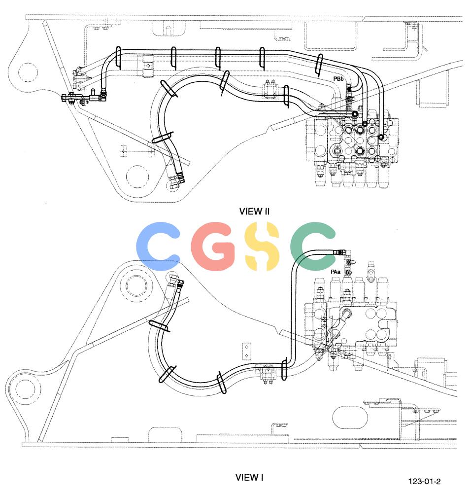 神钢零件查询(ED190LC-6E) - BLADE RUNNER EXCAVATOR/DOZER BTW YL03U0136 - YL03U0292 (1/05-12/06) (01-035[02]) - CONTROL LINES - VALVE (BOOM SAFETY AND BOOM ARM SAFETY) Kobelco