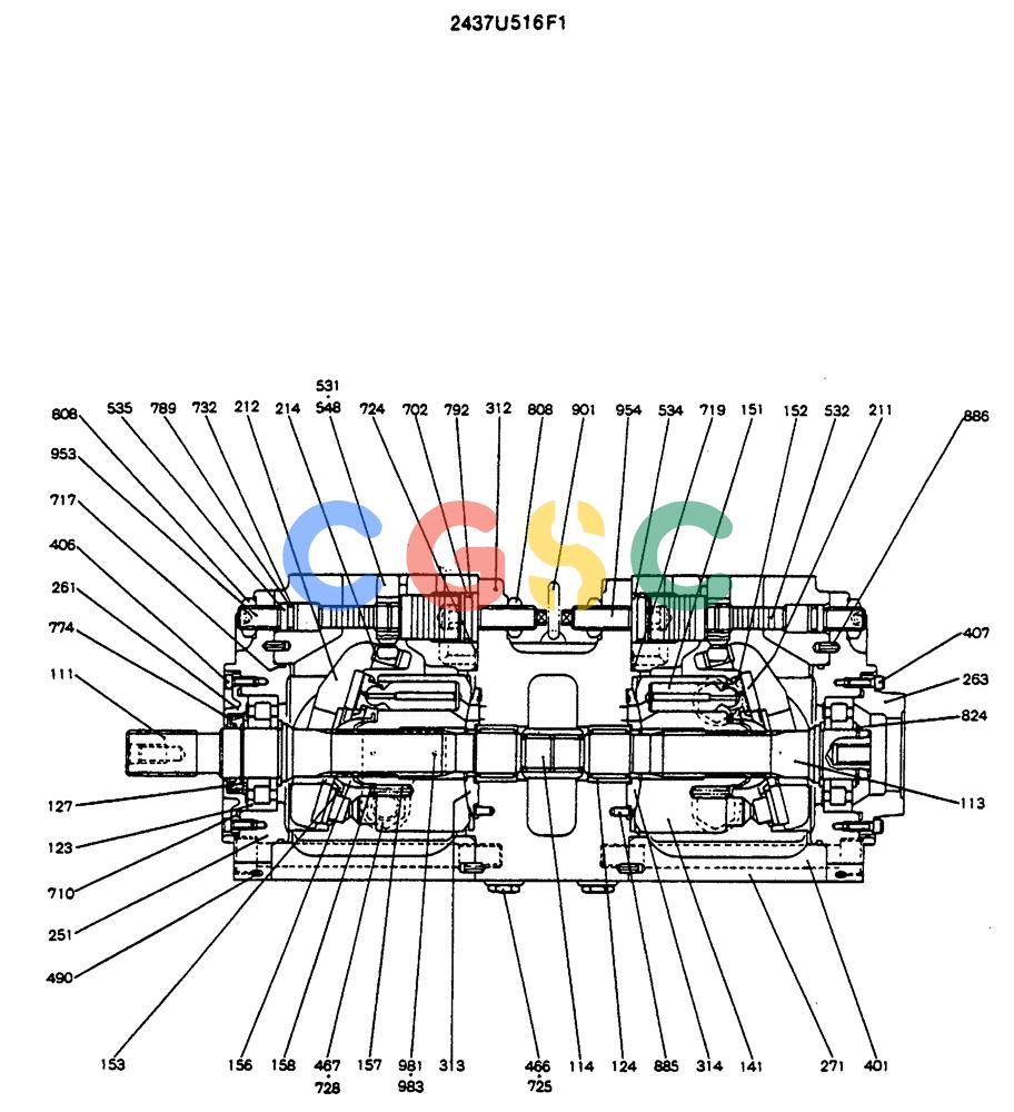 神钢零件查询(SK130LC) - EXCAVATOR BTW YPU1001 - YPU2000 (1/98-12/98) (12-024) - PUMP ASSY Kobelco