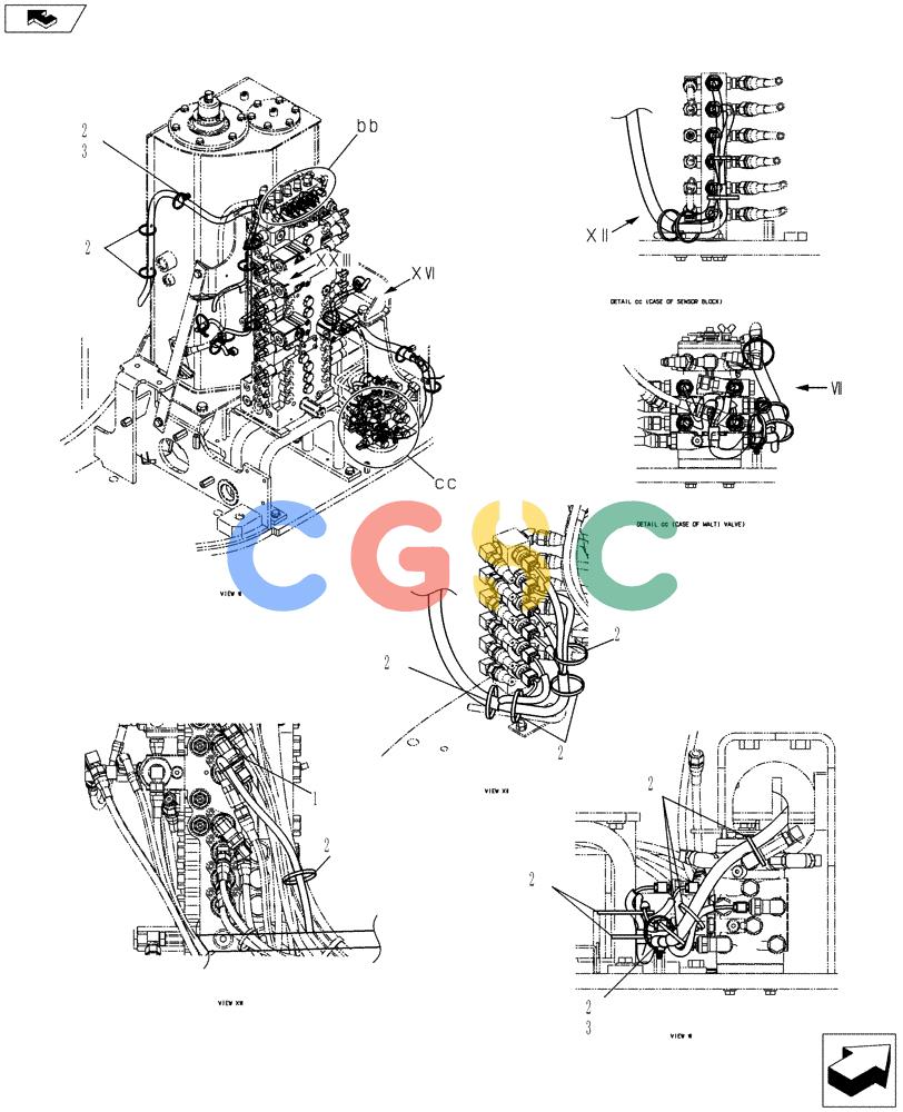 纽荷兰零件查询(E70BSR) - COMPACT CRAWLER EXCAVATOR ASN YT06-18001 (01-083[04]) - HARNESS ASSEMBLY, UPPER New Holland Constructuion