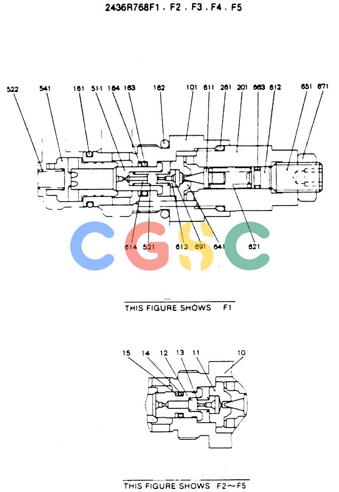 神钢零件查询(MD200C) - EXCAVATOR BTW YQU0701 - YQU2000 (1/80-12/06) (12-004) - VALVE ASSY. PORT RELIEF Kobelco