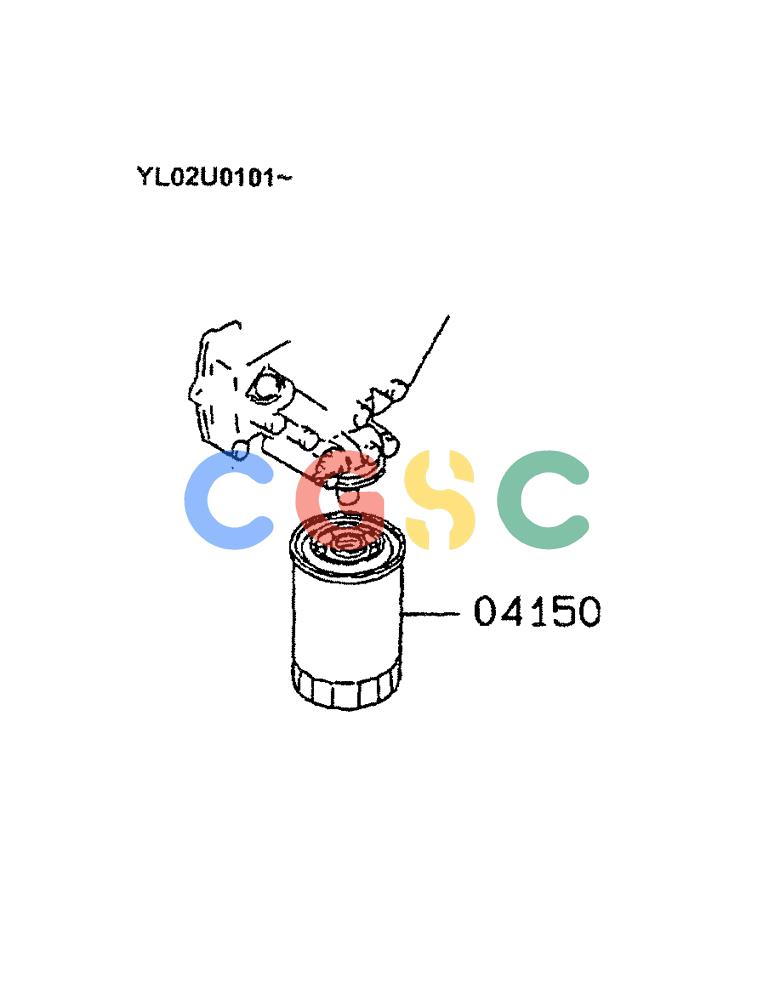 神钢零件查询(ED190LC) - BLADE RUNNER EXCAVATOR/DOZER BTW YL02U0101 - YL03U0135 (1/02-12/06) (07-016) - OIL FILTER Kobelco