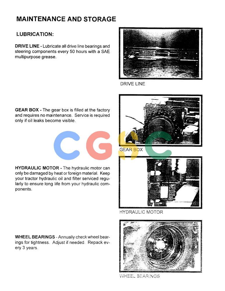 凯斯零件查询(1100) - CONCORD AIR SYSTEM (10/97-12/00) (B20) - MAINTENANCE & STORAGE Case Agriculture