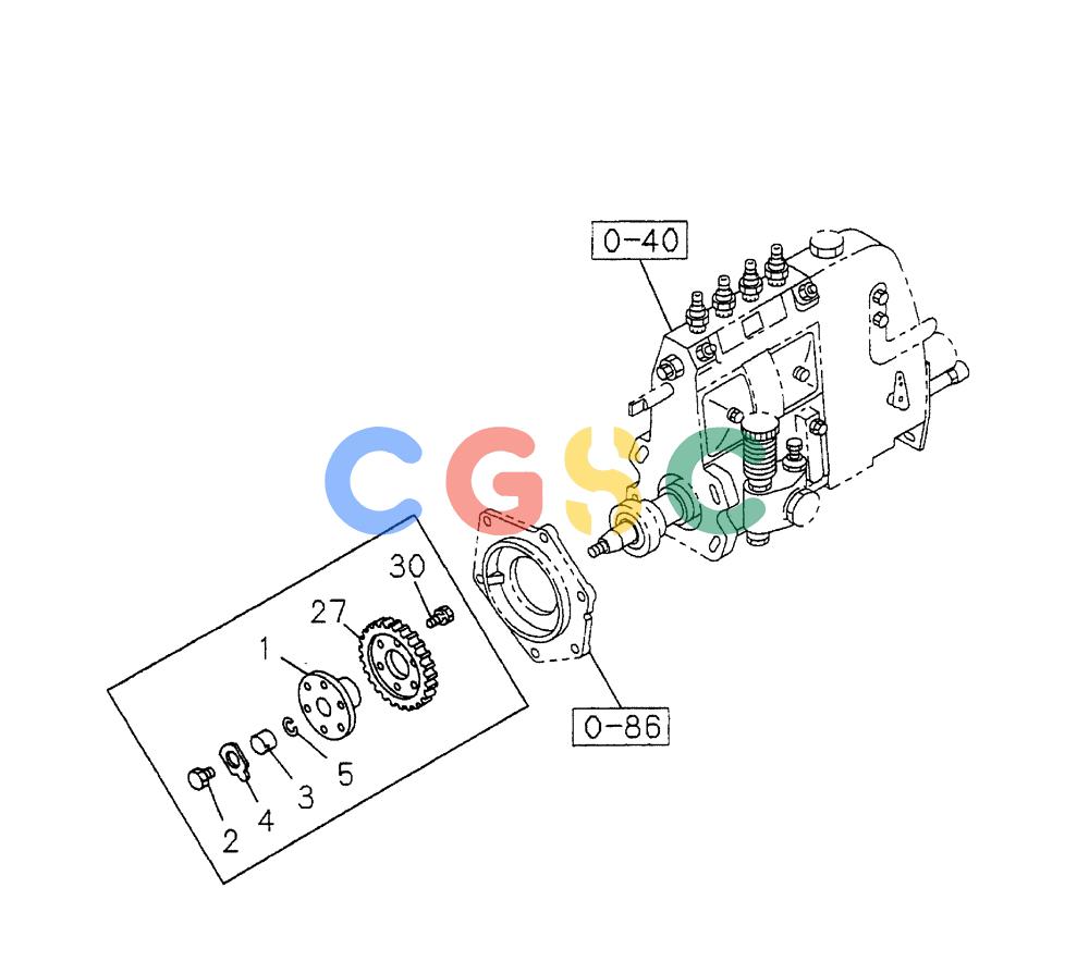 纽荷兰零件查询(EH80) - MIDI CRAWLER EXCAVATOR ASN LF04-02000 (N4TA18001 thru N4TA18010, ASN N5TA18011 -) (NA) (1/ (249) - COUPLING, INJECTION PUMP New Holland Constructuion