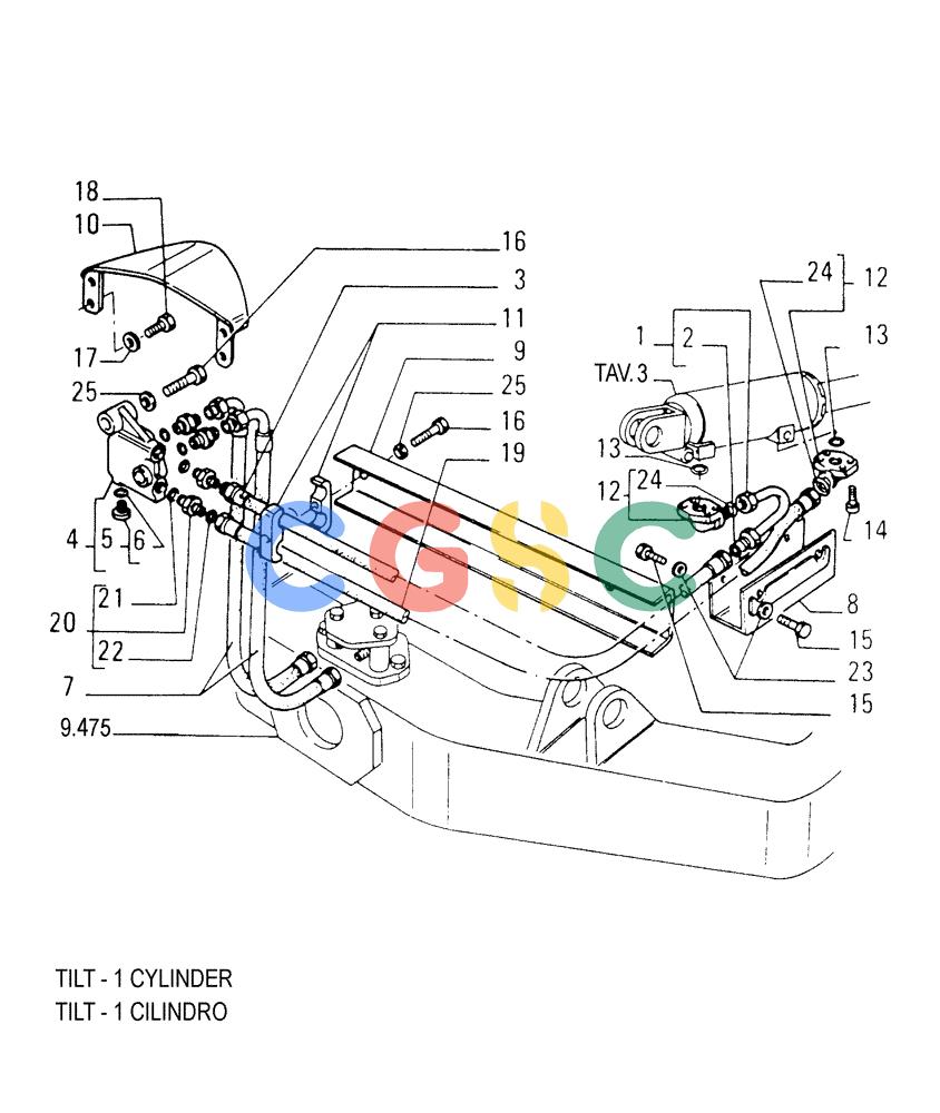 纽荷兰零件查询(FD175) - CRAWLER DOZER (N.A. VERSION)(S/N 061640 & AFTER) (1/93-) (9.481[02]) - HYDRAULIC TILT-ANGLEDOZER (HA) - OPTIONAL CODE 76035824 New Holland Constructuion