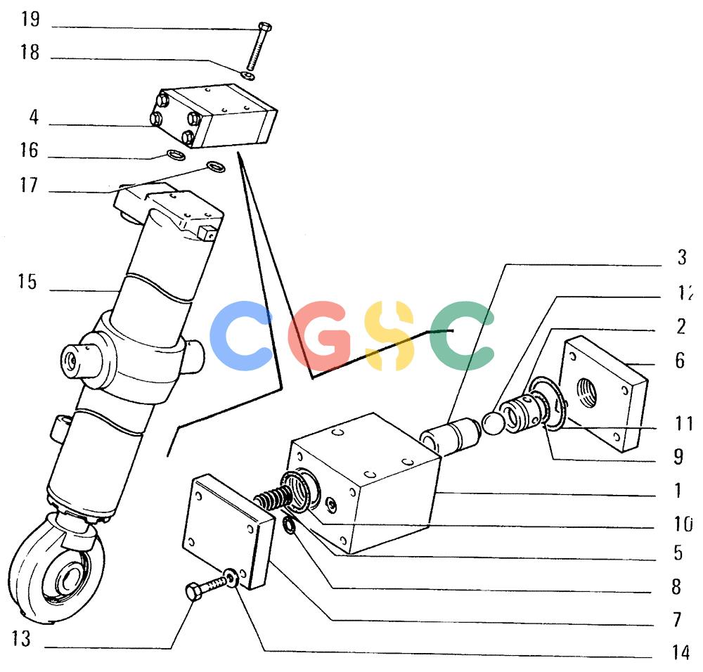 纽荷兰零件查询(FD14E) - CRAWLER DOZER (3.4430[001]) - LIFT CYLINDERS-FRONT IMPLEMENT New Holland Constructuion