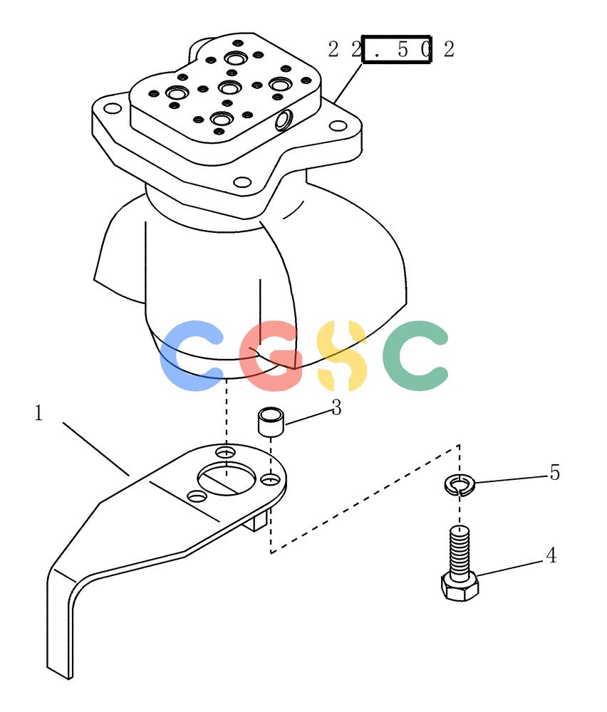 纽荷兰零件查询(EC215) - CRAWLER EXCAVATOR (11/99-) (22.510[001]) - ARRESTOR ROTOR (S/N 721501-UP) New Holland Constructuion