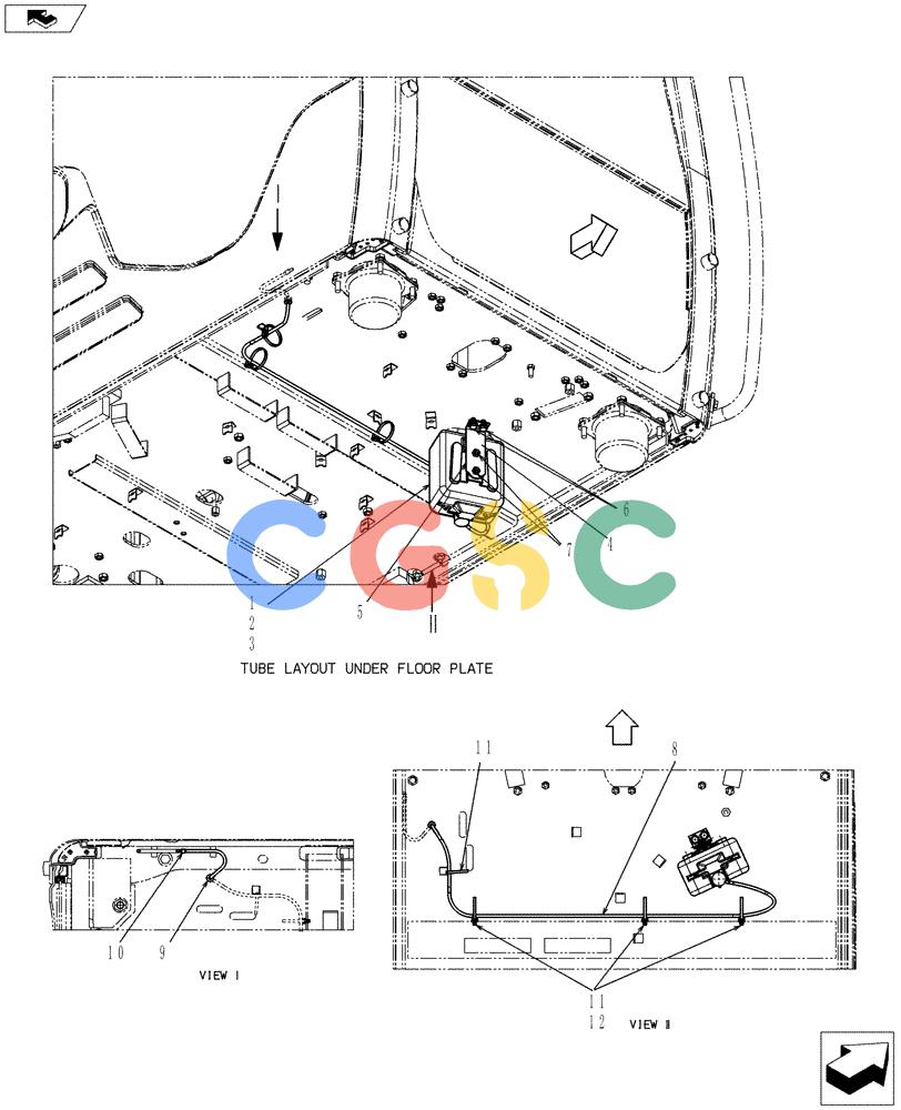 纽荷兰零件查询(E70BSR) - COMPACT CRAWLER EXCAVATOR ASN YT06-18001 (01-063[00]) - TANK ASSEMBLY, WASHER New Holland Constructuion