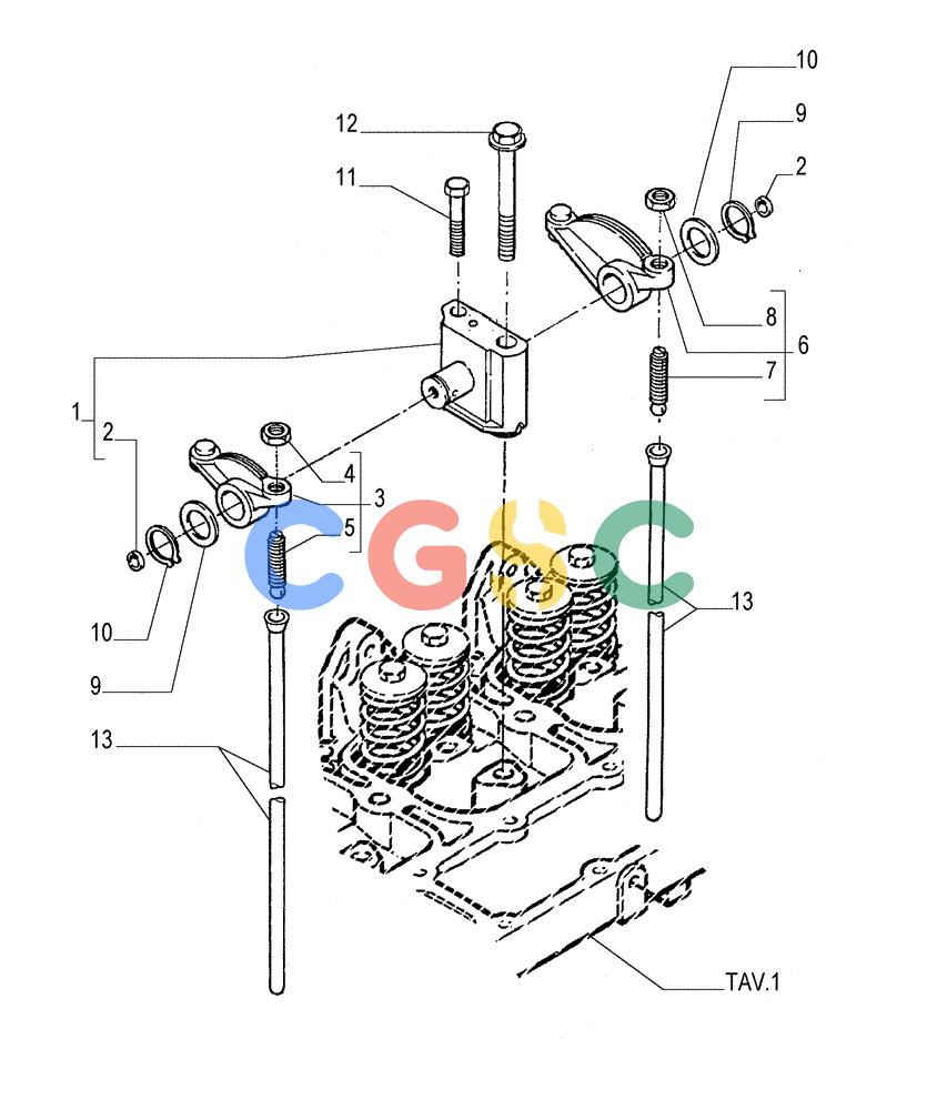 纽荷兰零件查询(FL145) - CRAWLER LOADER (N.A. VERSION) (11/98-) (0.060[02]) - CYLINDER HEAD New Holland Constructuion