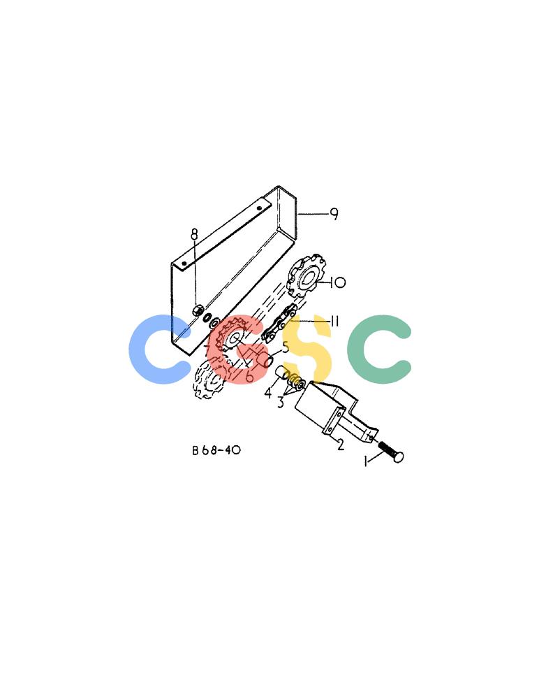凯斯零件查询(425) - INTERNATIONAL HARVESTER RECTANGULAR BALER (1/76-12/85) (A-34[A]) - AUGER DRIVE CHAIN Case Agriculture