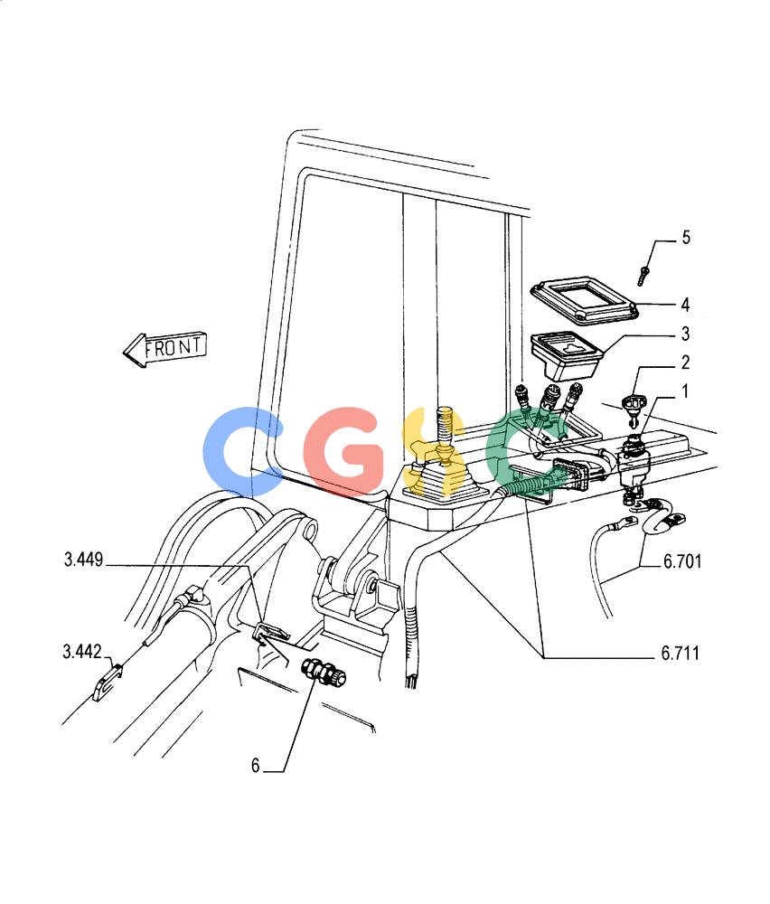 纽荷兰零件查询(FL175) - CRAWLER LOADER (N.A. VERSION) (6/92-) (6.712[03]) - ELECTRIC COMPONENTS New Holland Constructuion