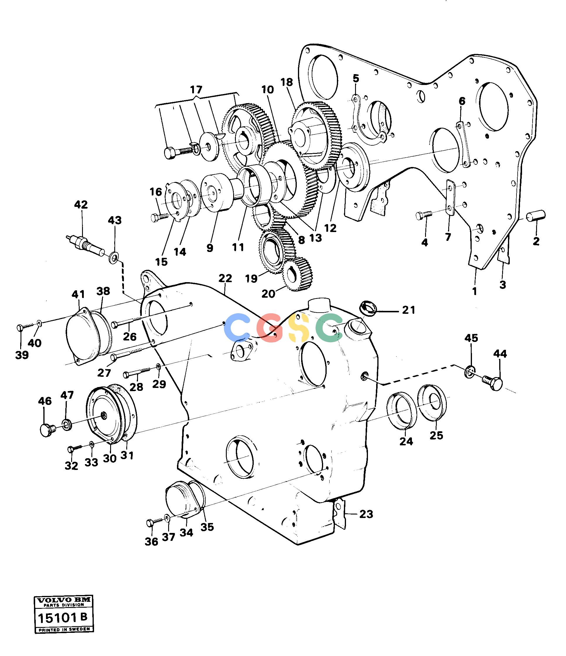 沃尔沃零件查询4300B Timing gear casing and gears4300B NoneNoneNoneAutodata Volvo online