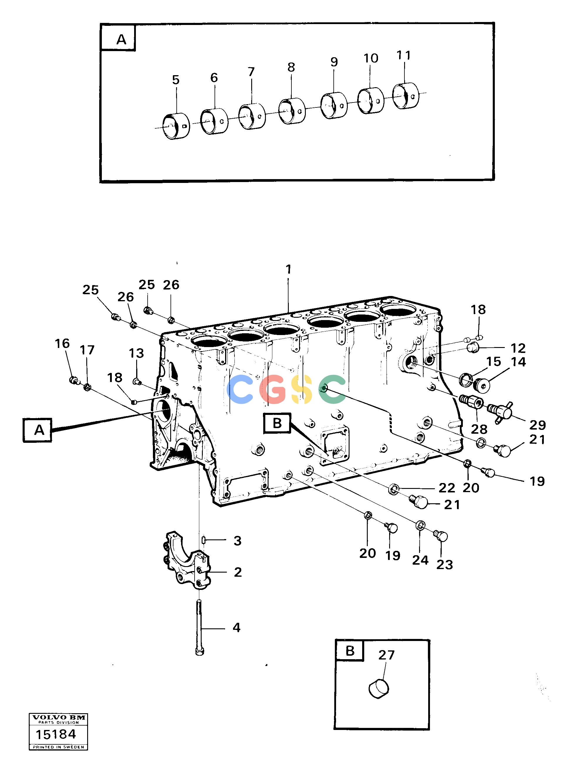 沃尔沃零件查询861 Cylinder block861 NoneNoneNoneAutodata Volvo online