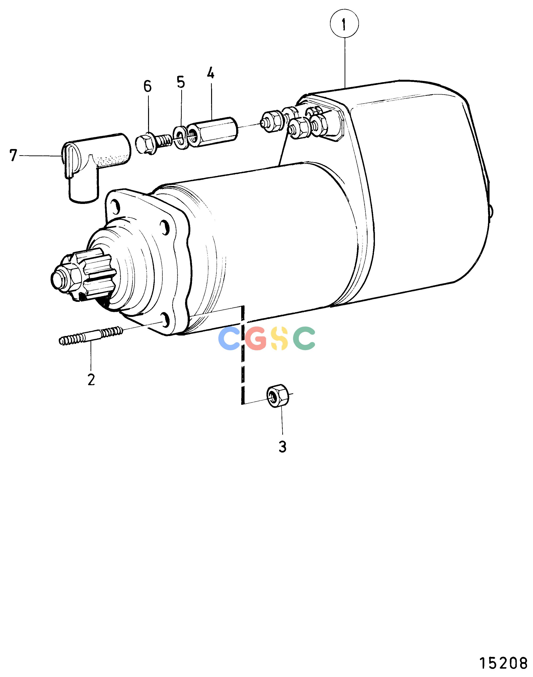 沃尔沃零件查询TAMD72P-A; TAMD72WJ-AElectrical SystemStarter MotorEPC Volvo Penta Parts catalog