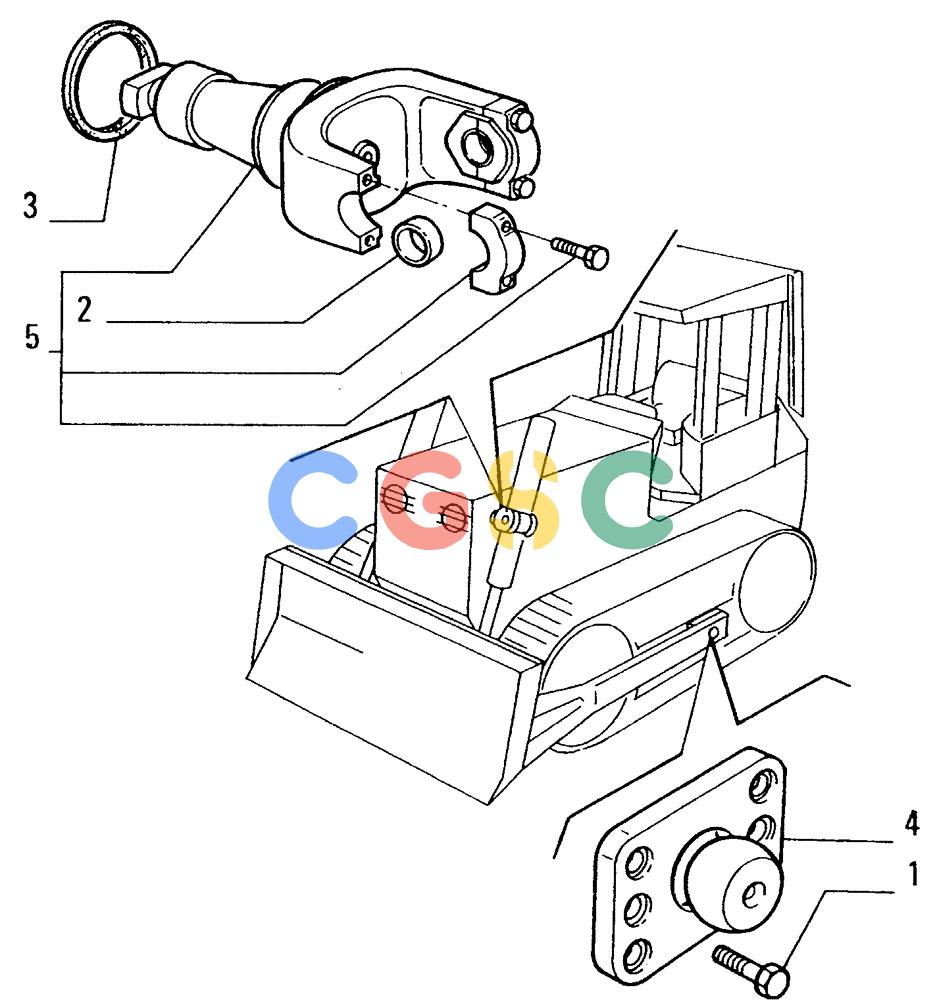 纽荷兰零件查询(FD14E) - CRAWLER DOZER (3.4540[001]) - SUPPORT-FRONT IMPLEMENT New Holland Constructuion