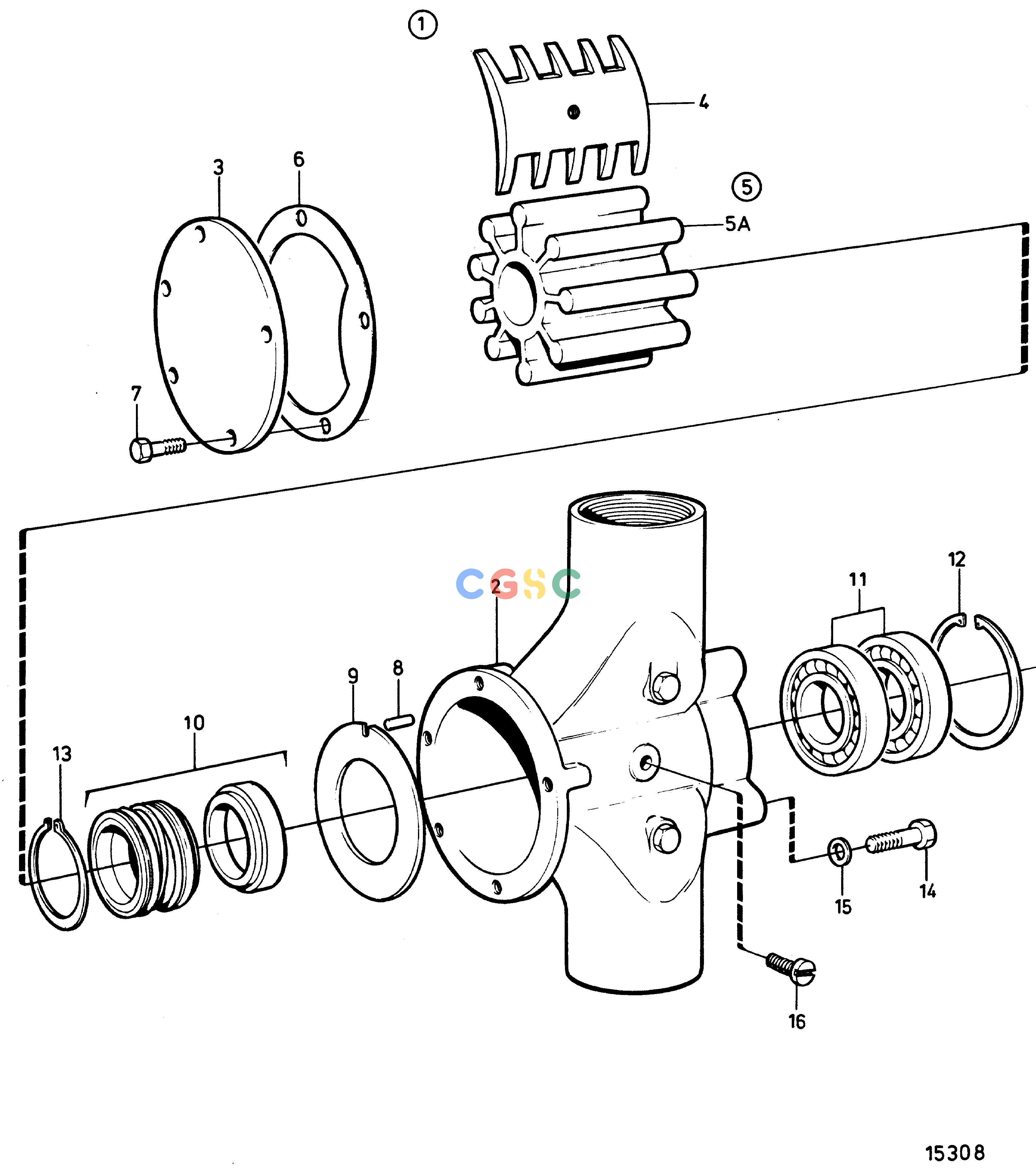 沃尔沃零件查询TMD100CMiscellaneous EquipmentBILGE PUMP/FLUSHING PUMP 2'',DETAILSEPC Volvo Penta Parts catalog