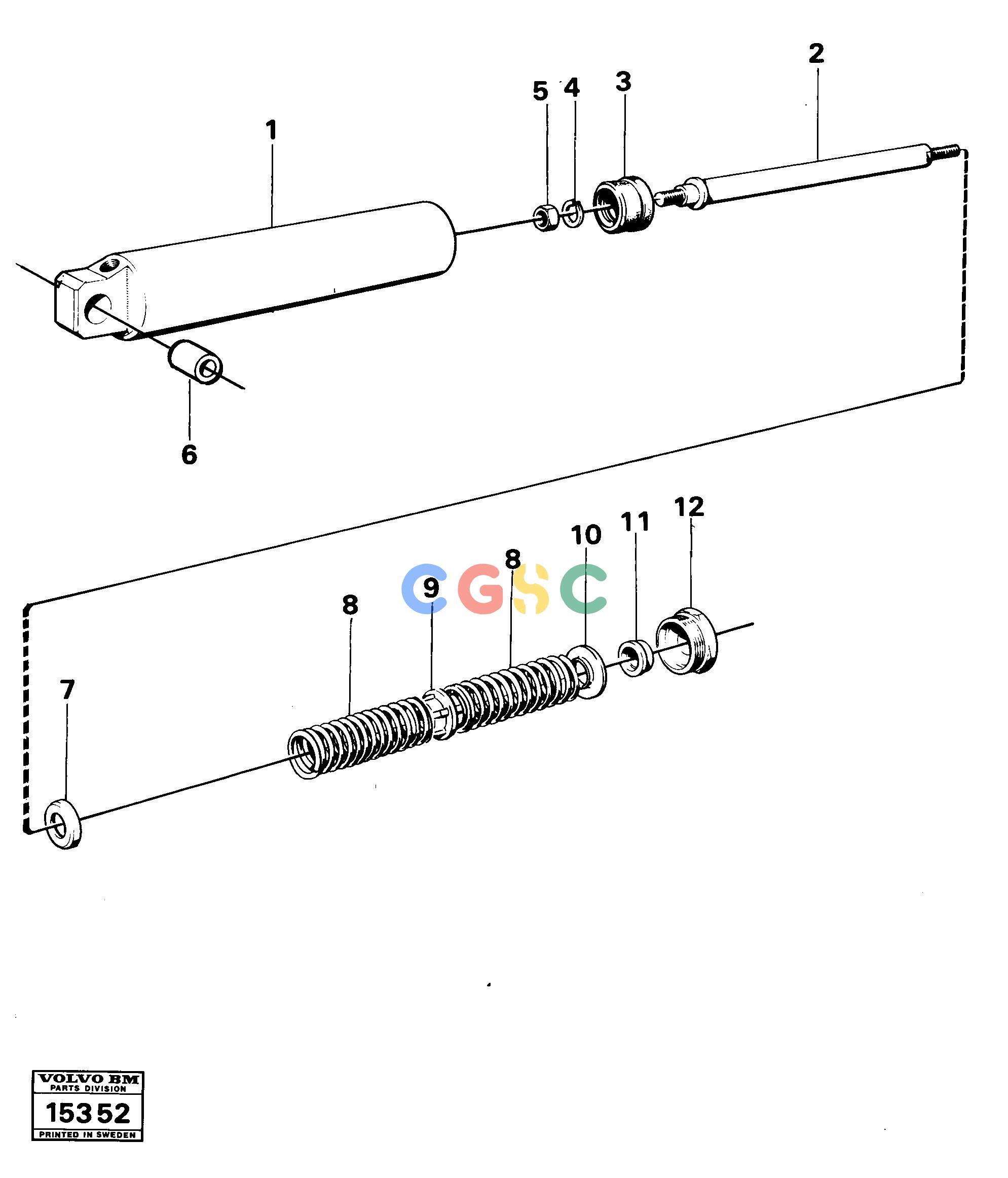 沃尔沃零件查询861 Pneumatic cylinder861 NoneNoneNoneAutodata Volvo online