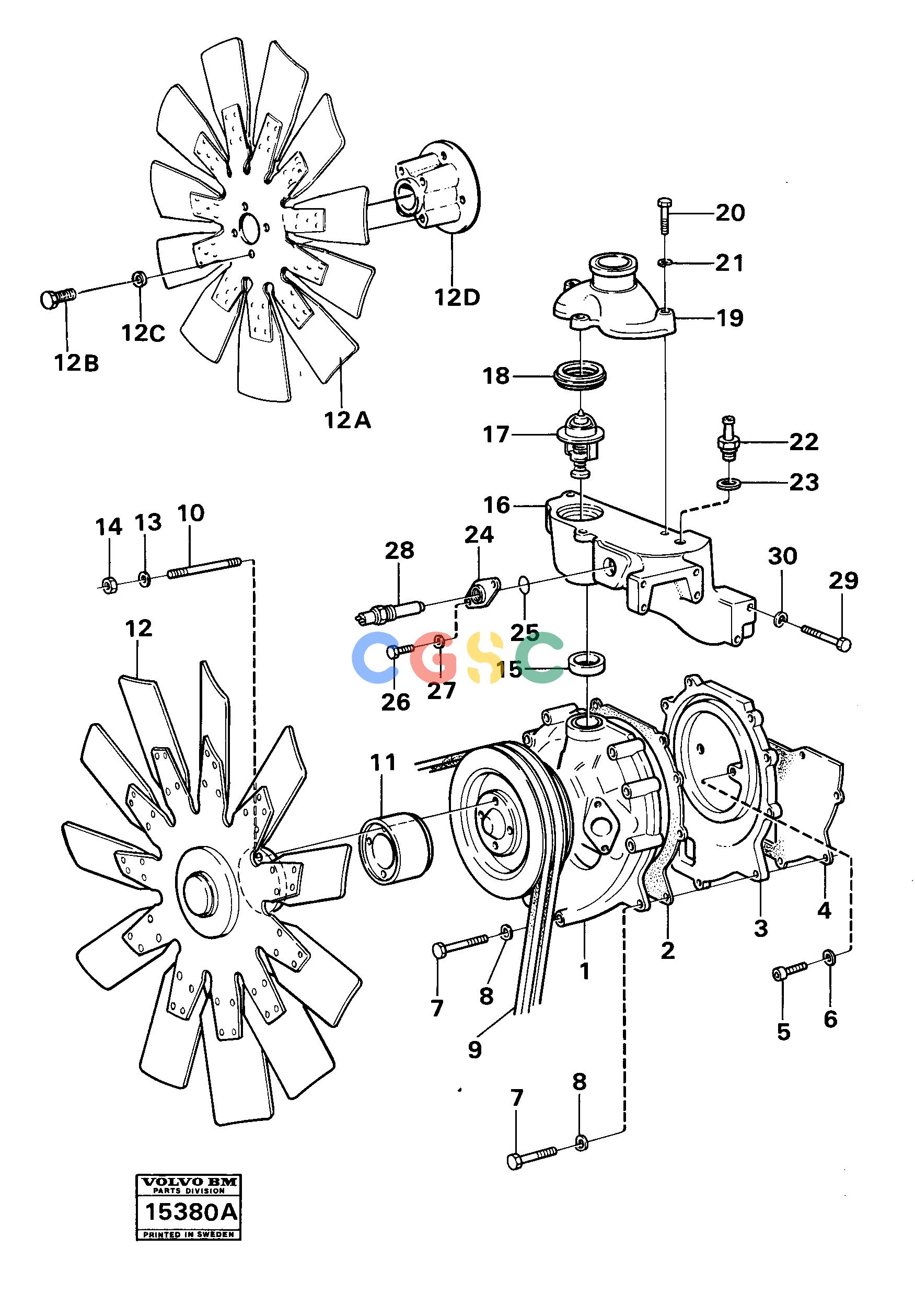 沃尔沃零件查询4400 Water pump with fitting parts4400 NoneNoneNoneAutodata Volvo online