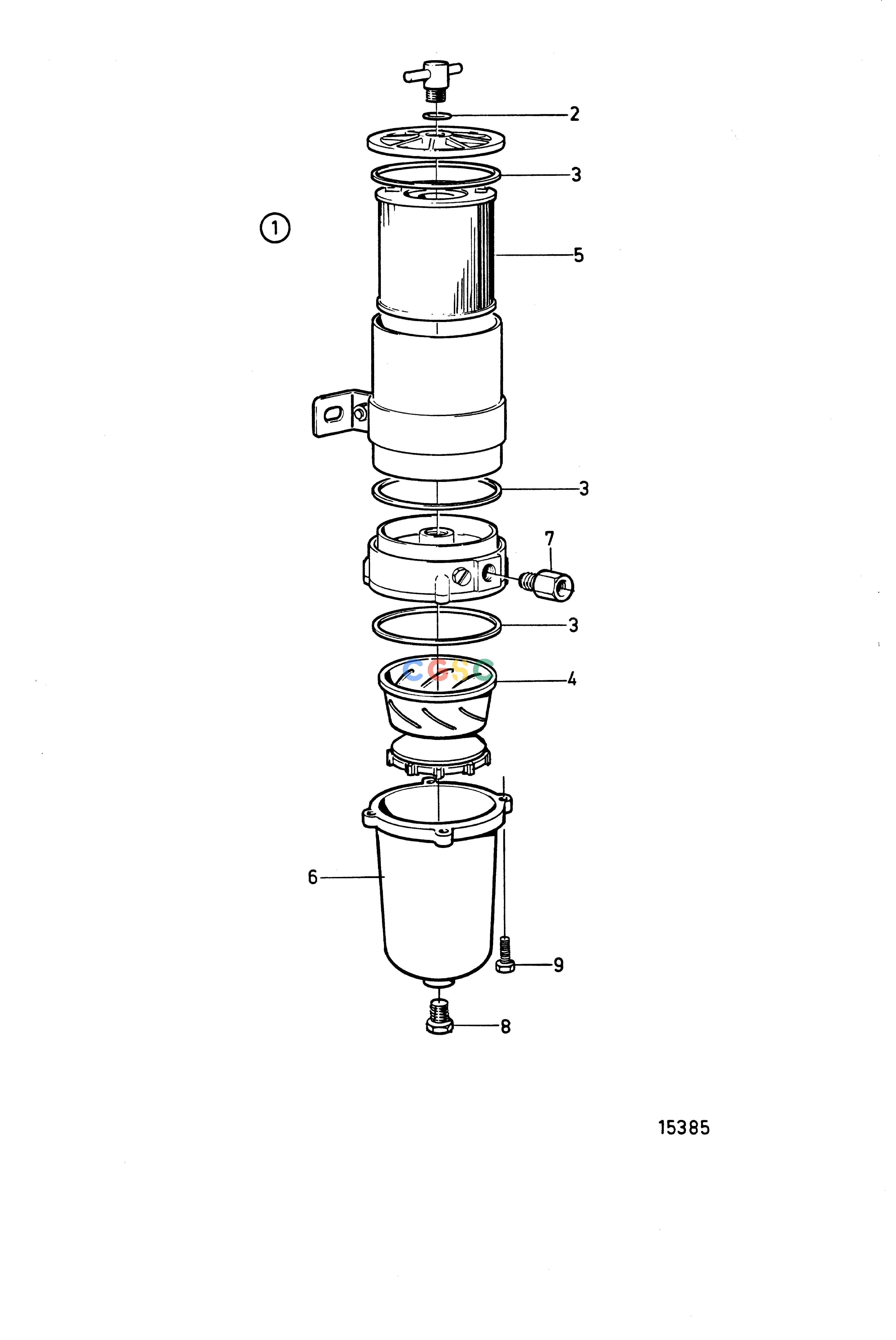 沃尔沃零件查询TAMD71B; TAMD73P-A; TAMD73WJ-AFuel SystemFuel Cleaner/ Water Separator, Single. Classifiable Fuel SystemEPC Volvo Penta Parts catalog
