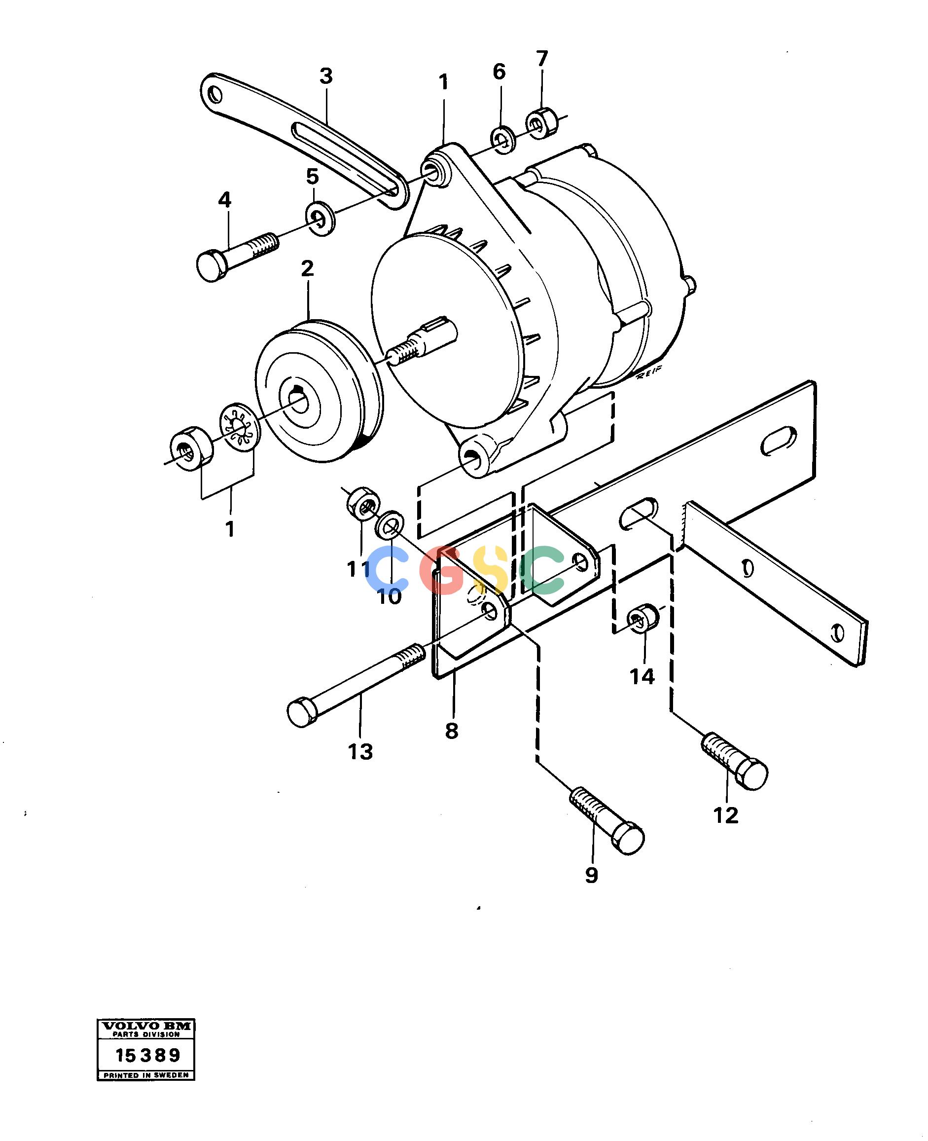 沃尔沃零件查询4400 Alternator with assembling details4400 NoneNoneNoneAutodata Volvo online