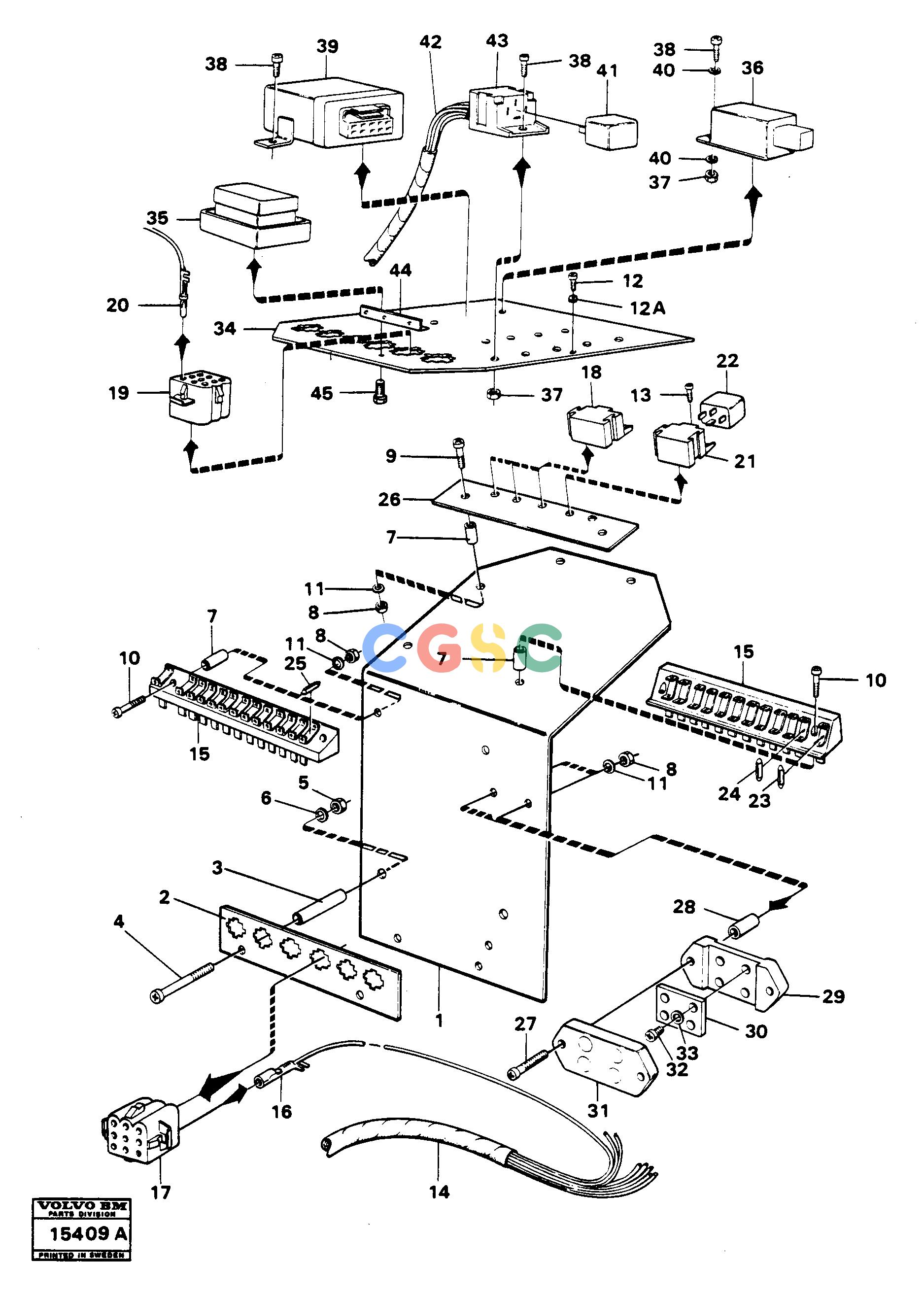 沃尔沃零件查询4500 Distribution box prod no 33301, 333024500 NoneNoneNoneAutodata Volvo online