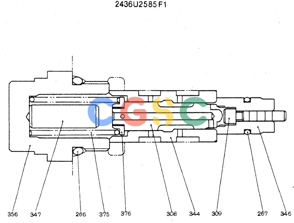 神钢零件查询(MD240C) - EXCAVATOR ASN LLU00601 (1/80-12/06) (12-006) - VALVE ASSY, SEQUENCE Kobelco