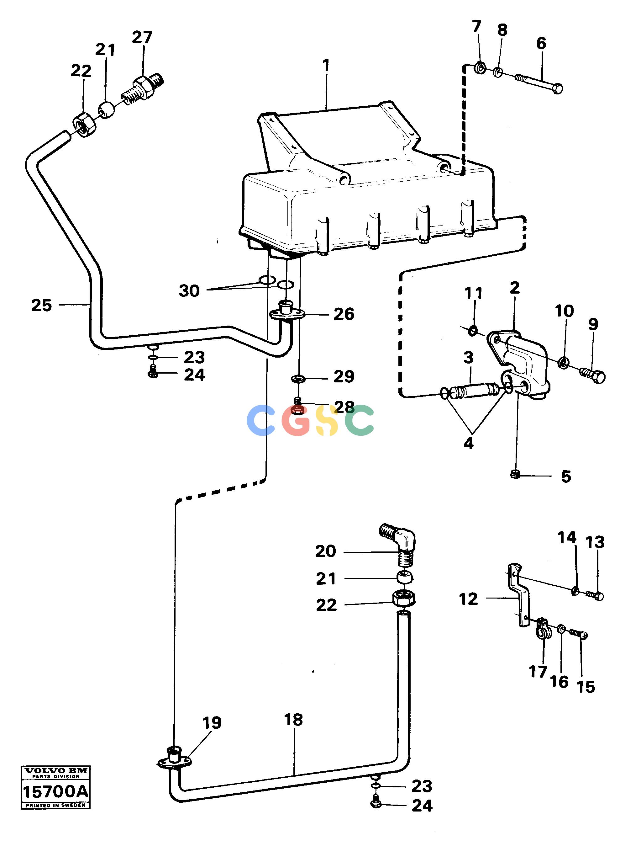 沃尔沃零件查询5350 Oil cooler with fitting parts5350 NoneNoneNoneAutodata Volvo online