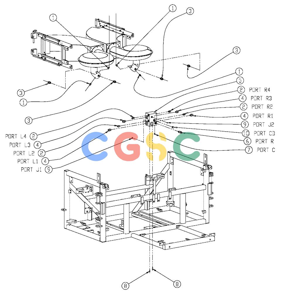 凯斯零件查询(438) - FLEX-AIR APPLICATOR - 2003 (3/03-10/03) (01-014) - FAN LOOP HYDRAULIC GROUP Case Agriculture