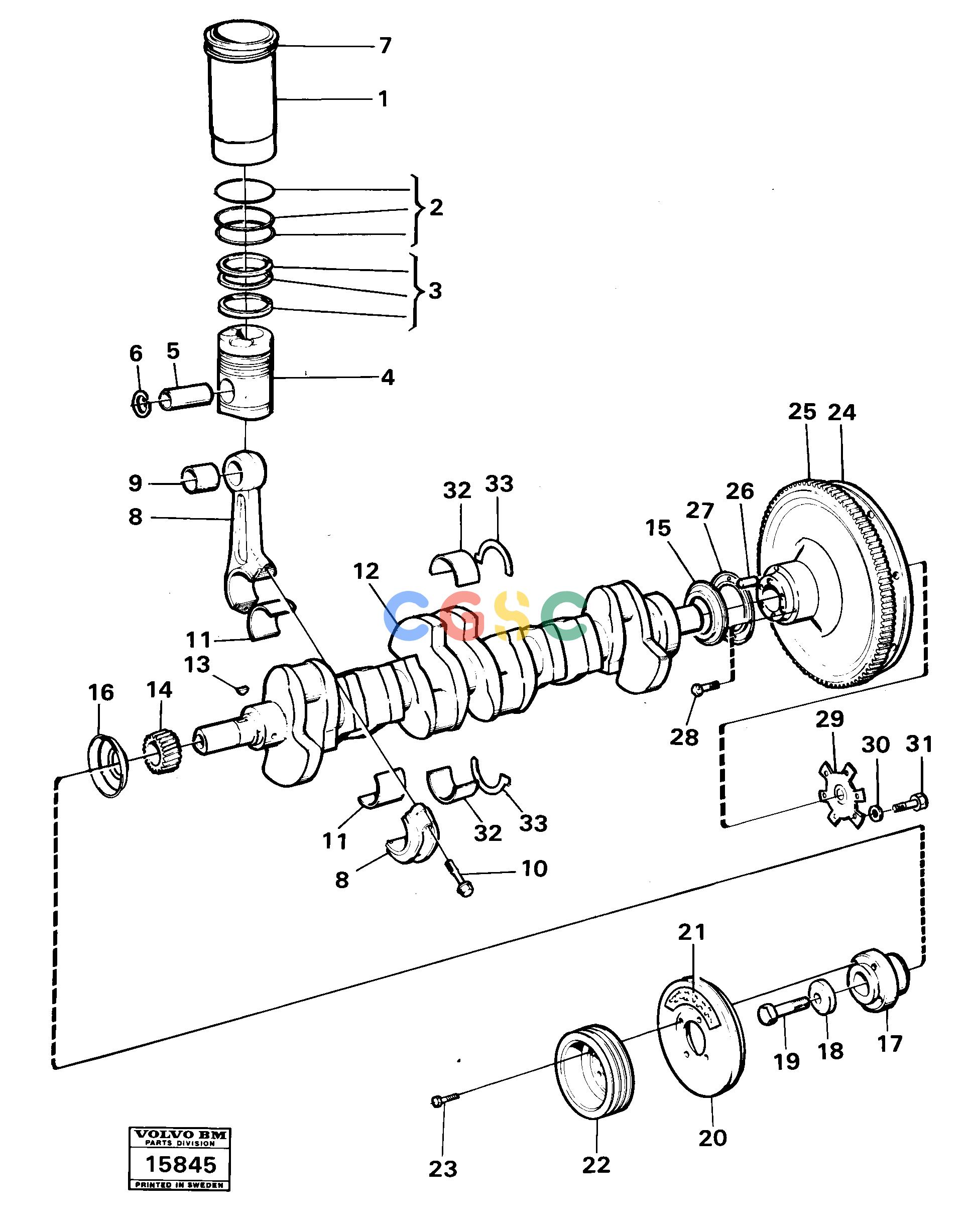 沃尔沃零件查询4500 Crankshaft and related parts4500 NoneNoneNoneAutodata Volvo online