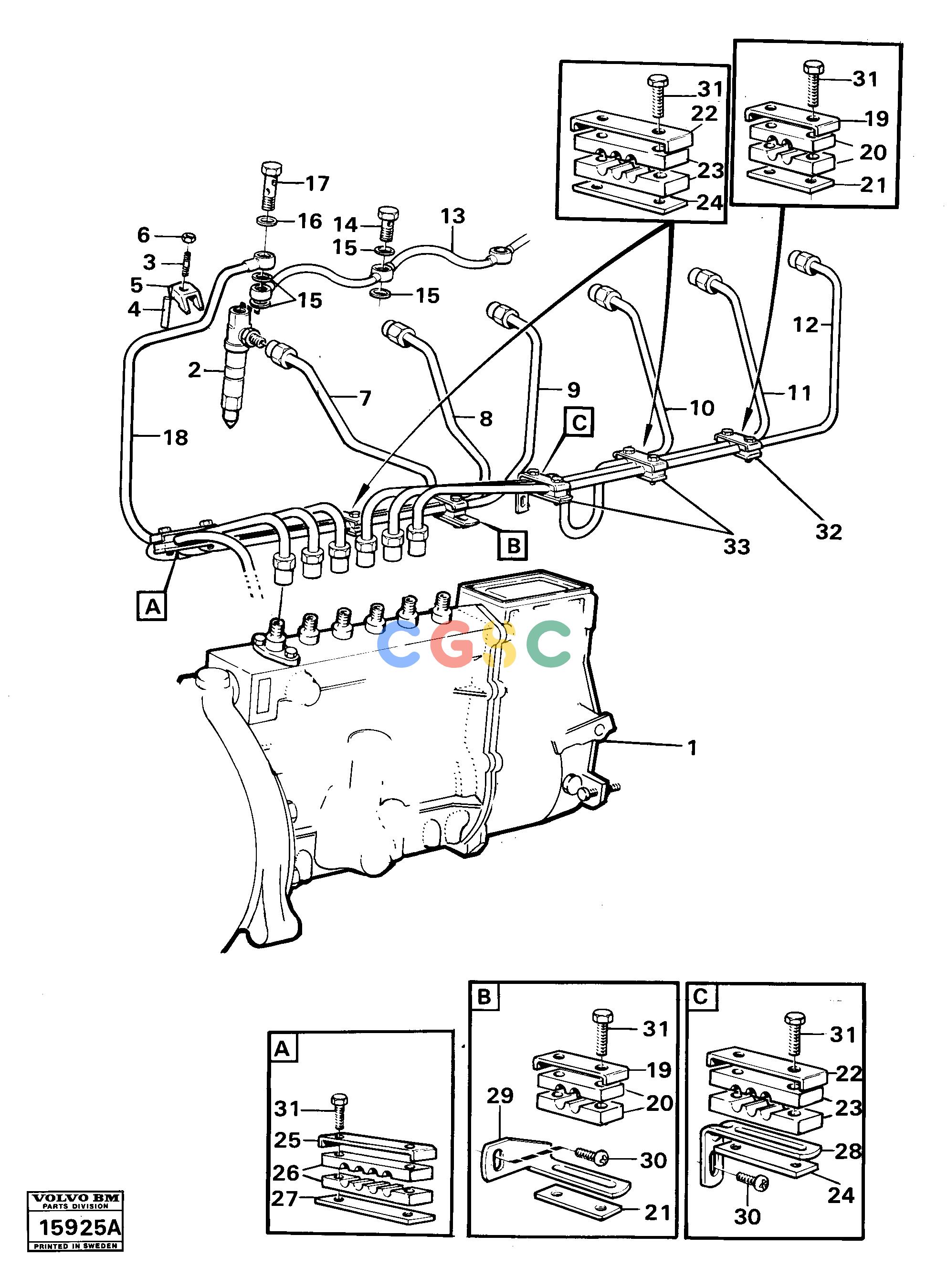 沃尔沃零件查询861 Fuel pipes, injectors861 NoneNoneNoneAutodata Volvo online