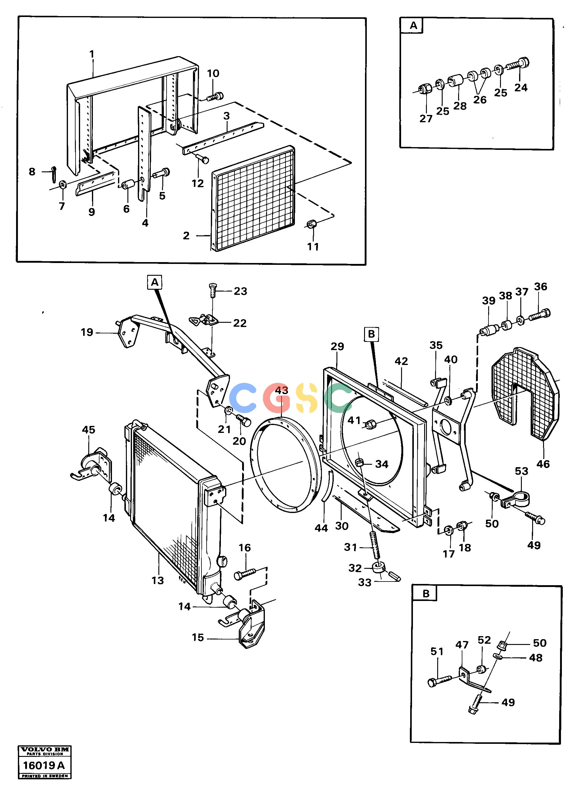 沃尔沃零件查询5350 Radiator,fitting5350 NoneNoneNoneAutodata Volvo online