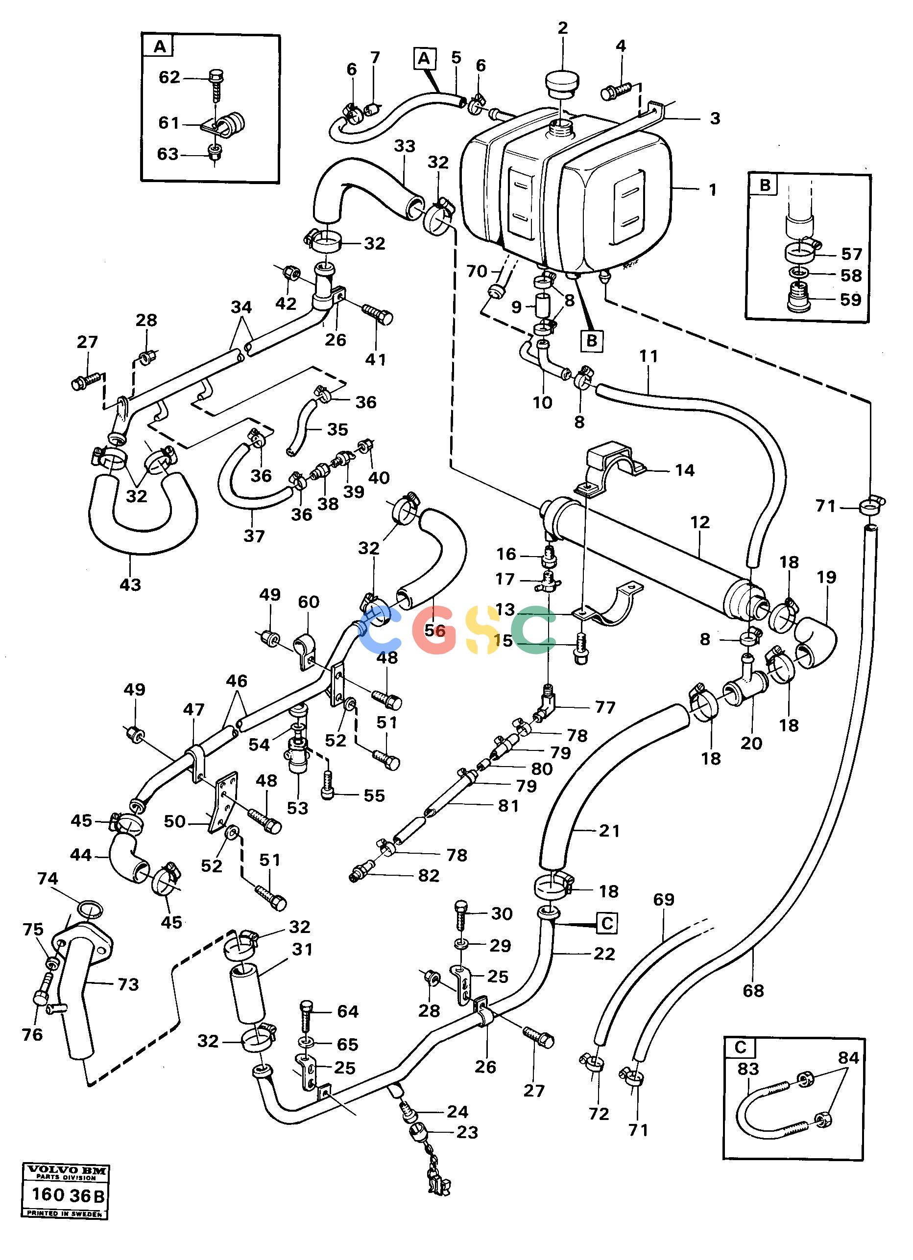 沃尔沃零件查询5350 Cooling system5350 NoneNoneNoneAutodata Volvo online