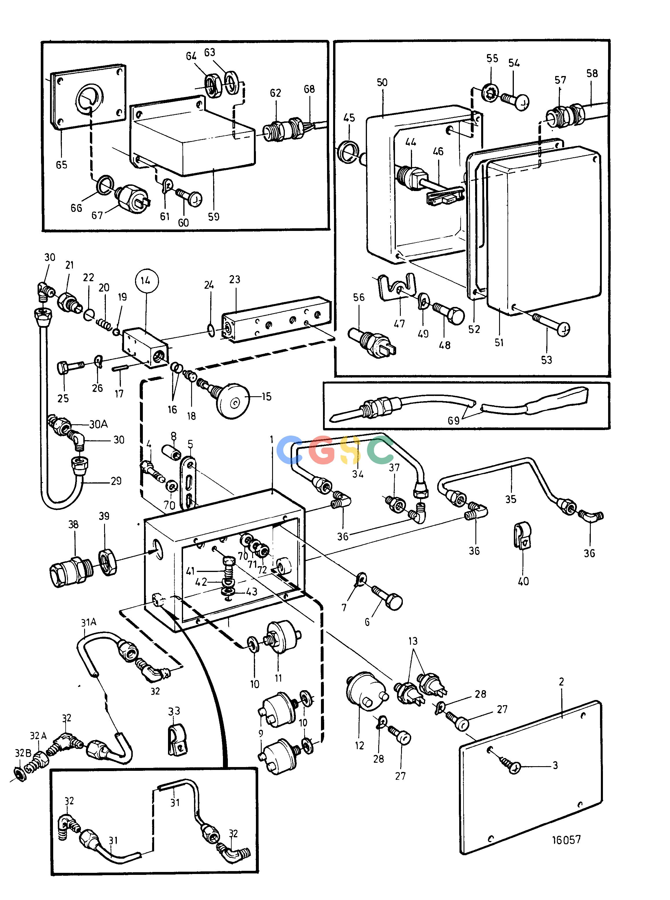 沃尔沃零件查询TMD121C; TAMD121C; TAMD121D; TAMD122C; TAMD122DElectrical SystemSupervising Equipment. Classifiable: BEPC Volvo Penta Parts catalog