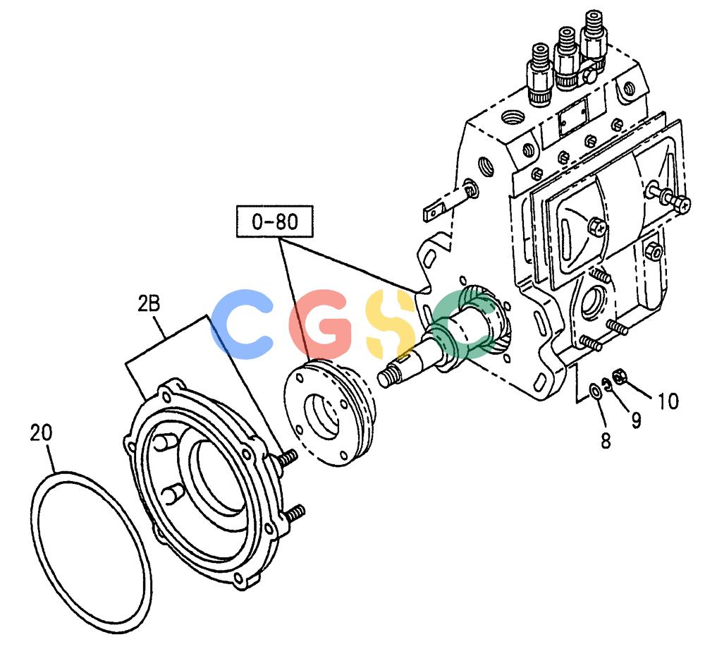 纽荷兰零件查询(E70SR) - MIDI CRAWLER EXCAVATOR ASN YT04-07175 (08-029) - MISCELLANEOUS PARTS, INJECTION PUMP New Holland Constructuion